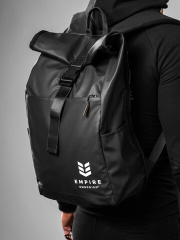 Empire Embodied Athletic Gym Bag 'Athlete's Companion Backpack Pure Black' in Black