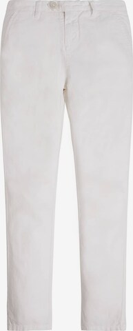 GUESS Regular Pants in White: front