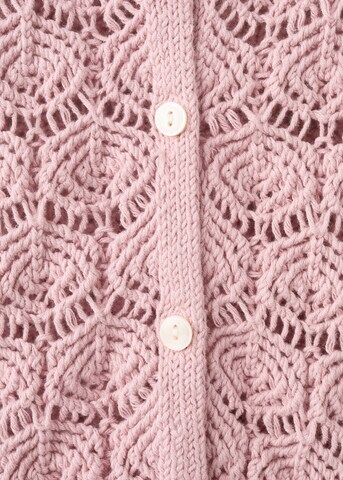 MANGO KIDS Strickjacke 'Solaris' in Pink
