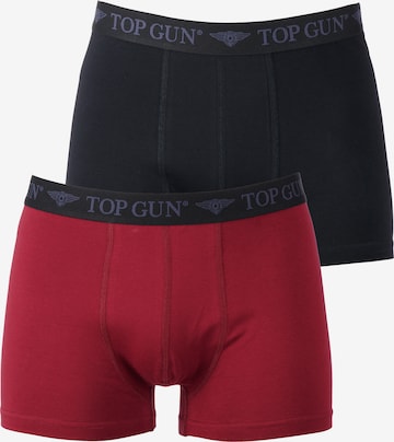 TOP GUN Boxer shorts in Red: front
