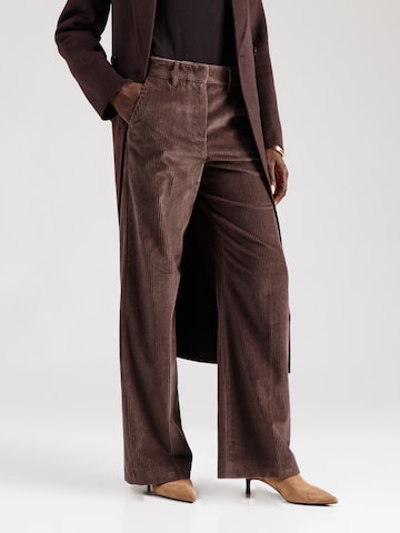 Weekend Max Mara Обычный Штаны 'TANIA' в Коричневый: спереди