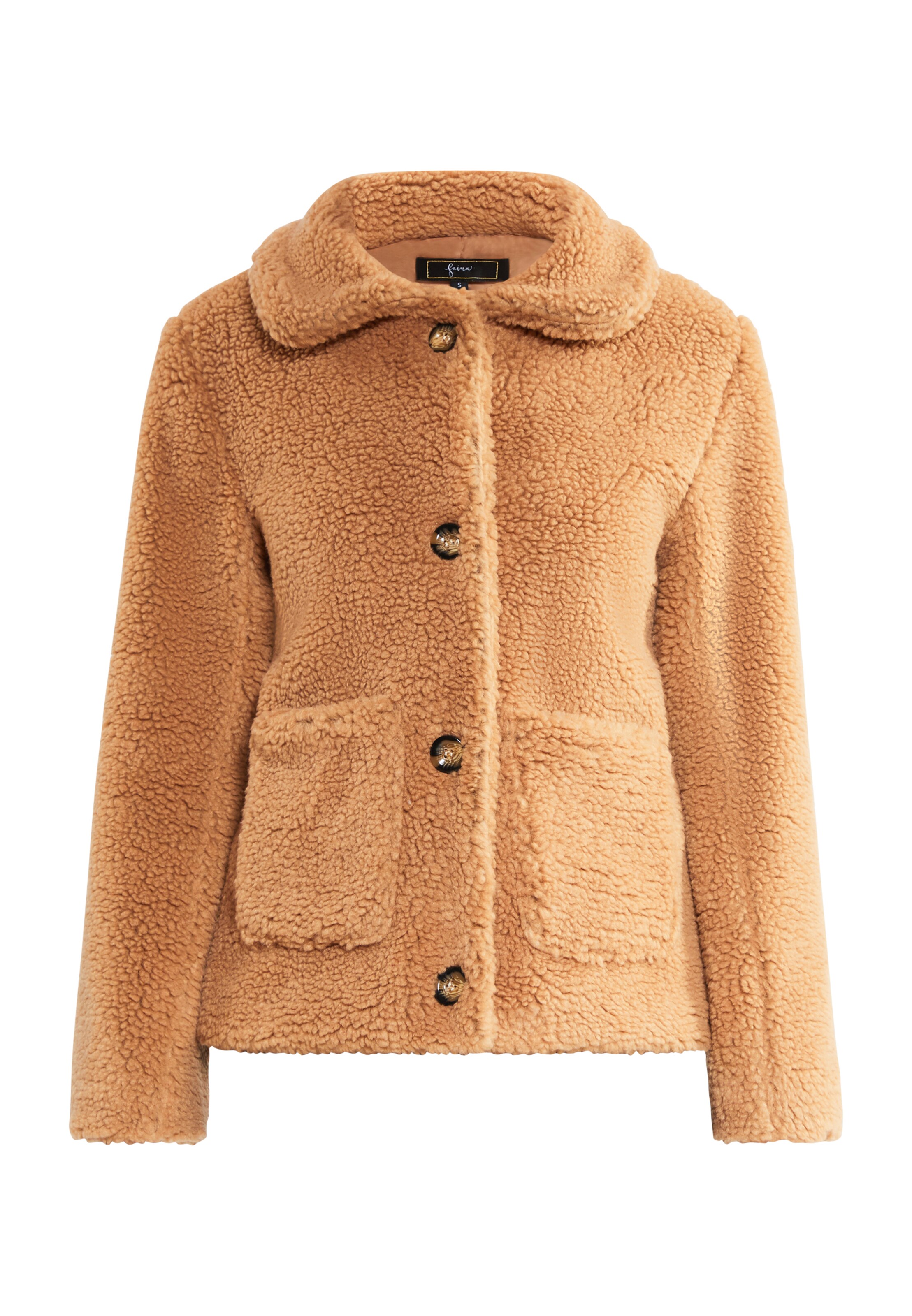 faina Mantel in camel, Produktansicht