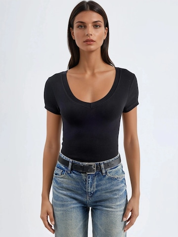 Busem - Camisa em preto: frente