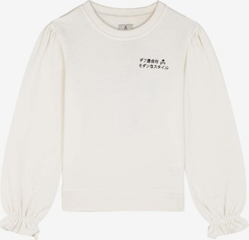 Sweat-shirt Scalpers en blanc : devant