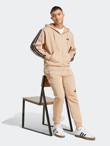 ADIDAS SPORTSWEAR Sportsweatjacke in Beige: Vorderseite