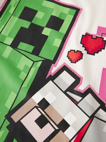 NAME IT Overdel 'Minecraft' i hvid