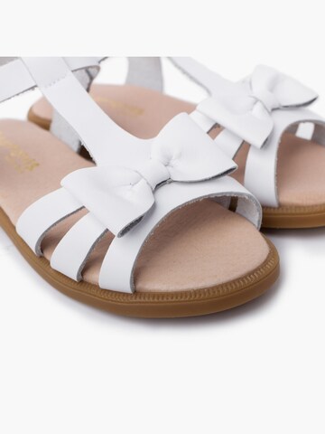 Sandales Pisamonas en blanc