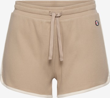 Champion Authentic Athletic Apparel Regular Sporthose in Beige: predná strana