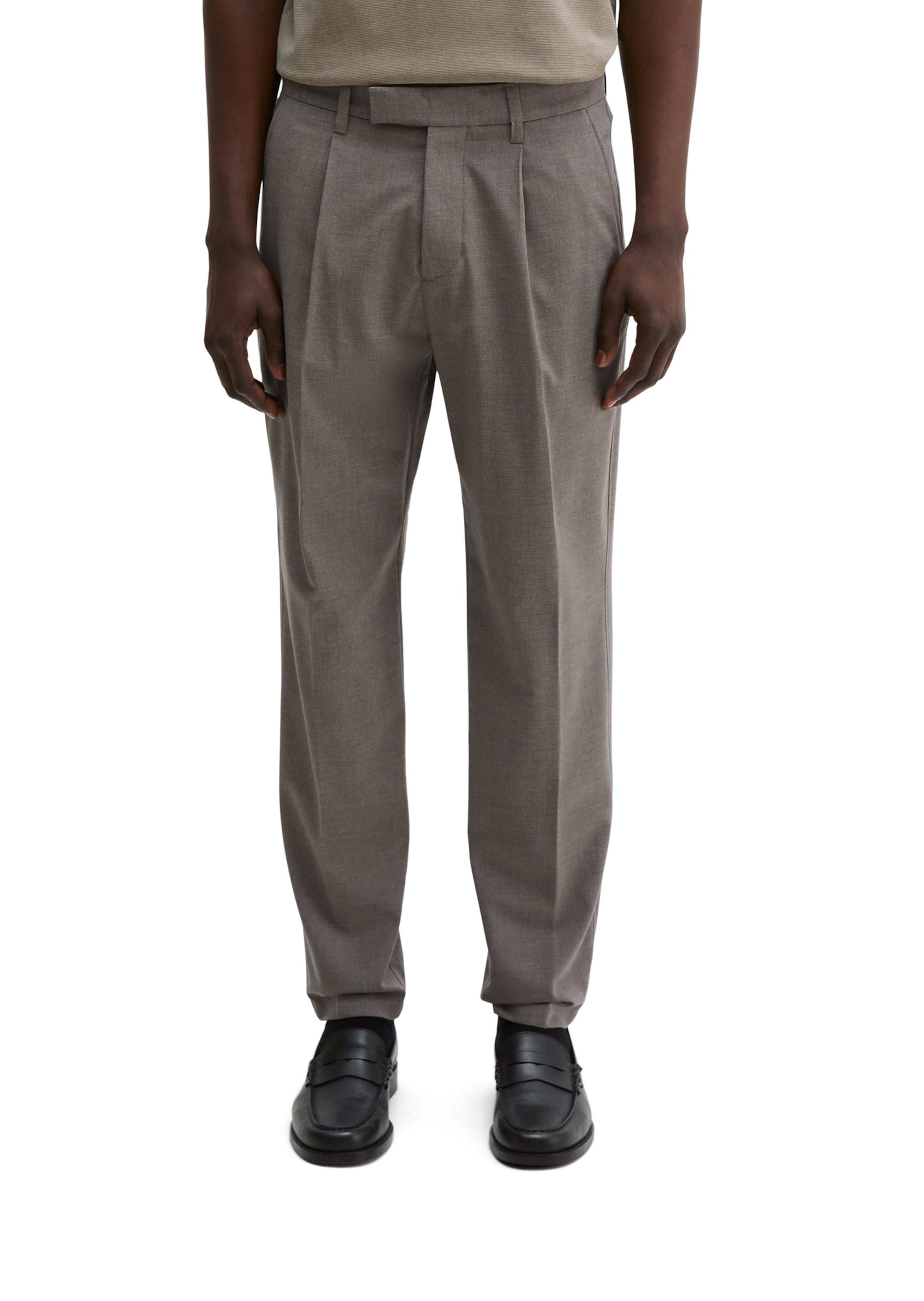 Marc O'Polo Loose fit Pants 'Belsbo' in Beige