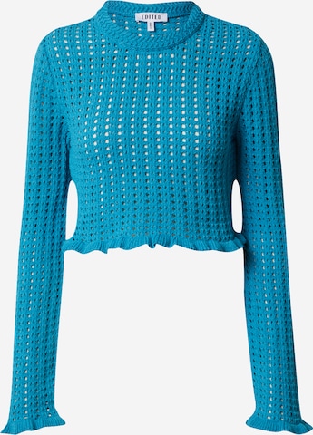 EDITED Sweter 'Gila' w kolorze niebieski: przód