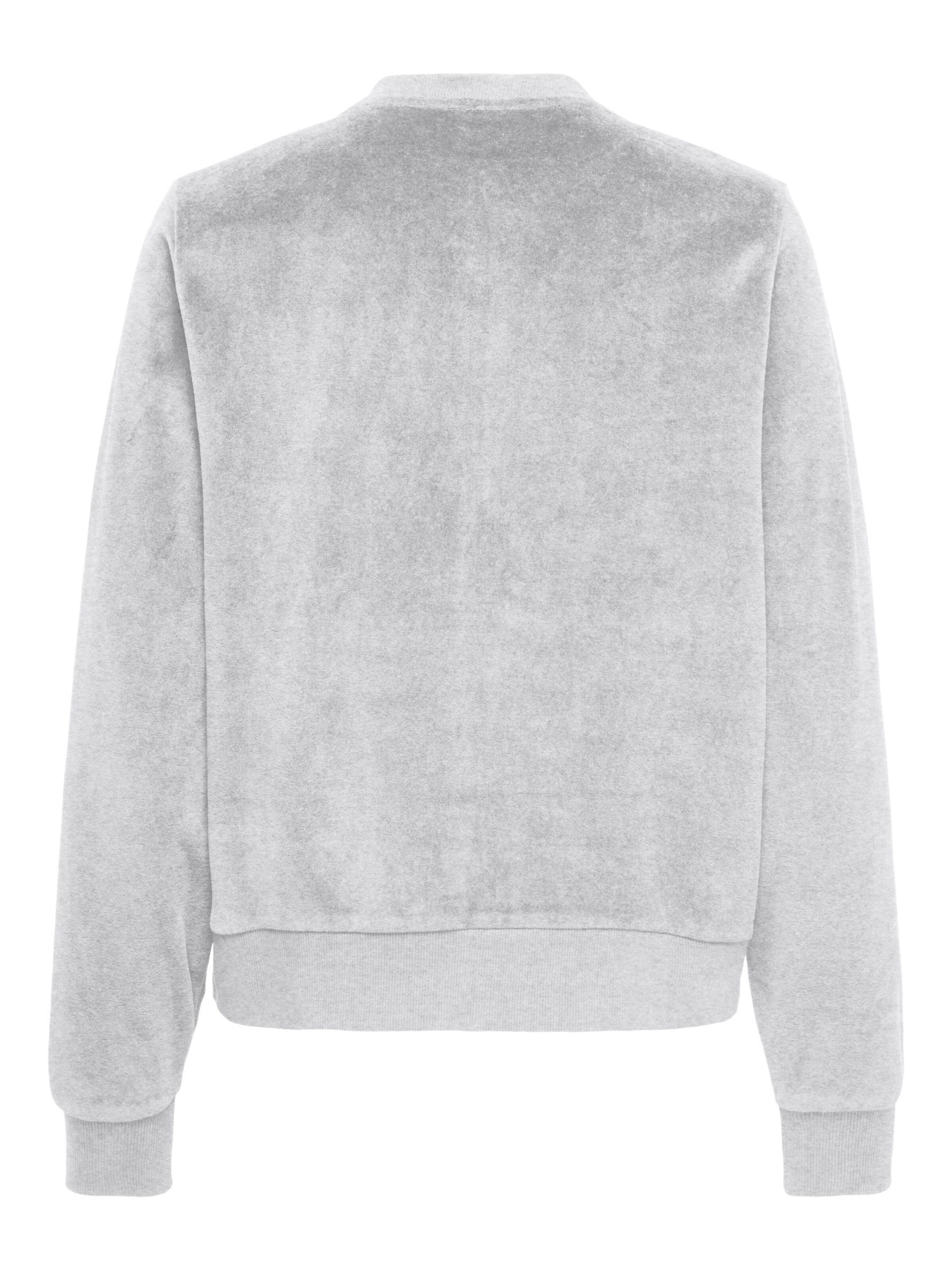 JDY Sweatvest 'JDYVIDA' in Grijs