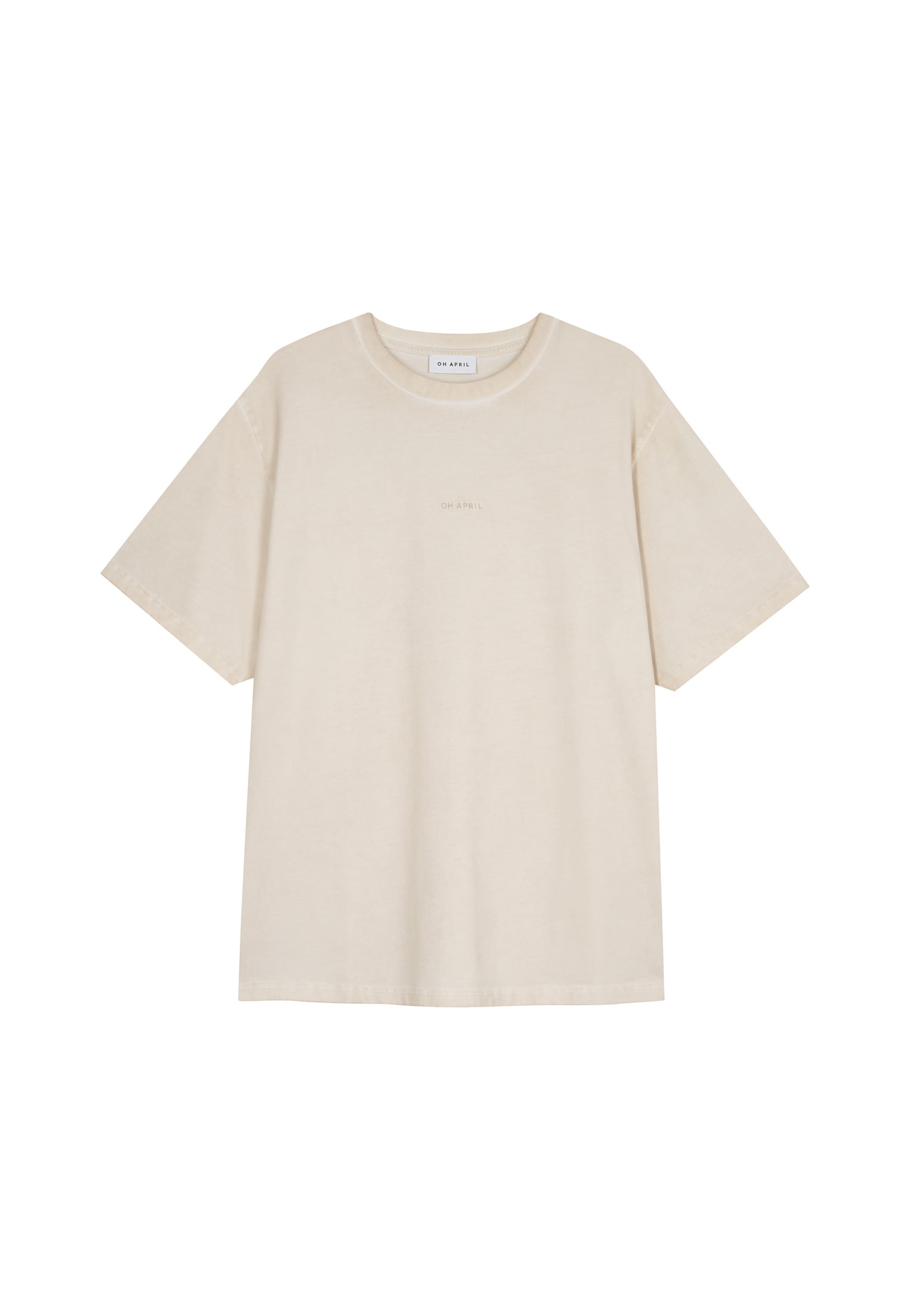 OH APRIL T-shirt en L en blanc, Vue avec produit