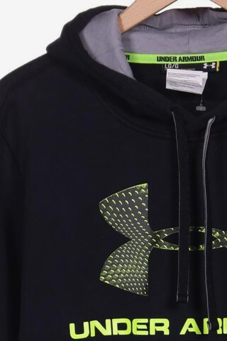 UNDER ARMOUR Sweatshirt & Zip-Up Hoodie in L in Black