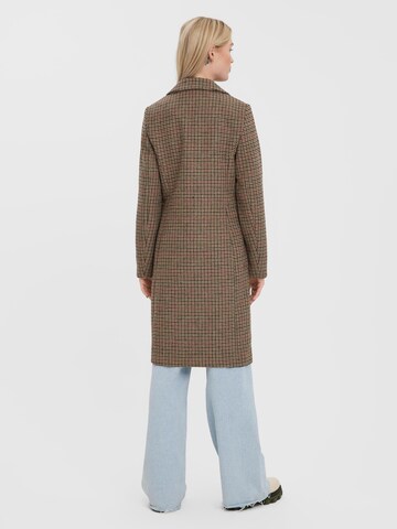 VERO MODA Between-Seasons Coat 'Blast' in Brown