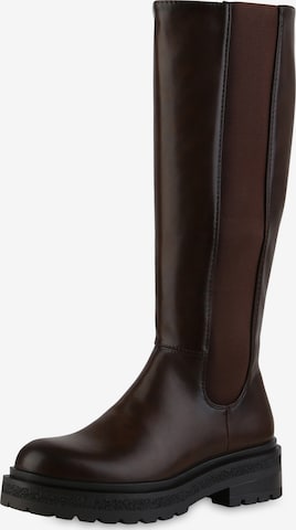 Bottes Van Hill en marron : devant