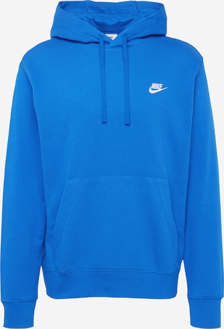 Nike Sportswear Regular fit Μπλούζα φούτερ 'Club' σε μπλε: μπροστά