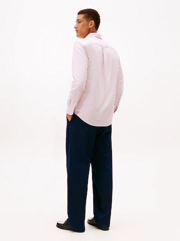 TOMMY HILFIGER Regular fit Button Up Shirt 'Heritage' in Pink