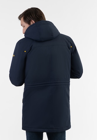 Veste fonctionnelle 'Arctic' Schmuddelwedda en bleu