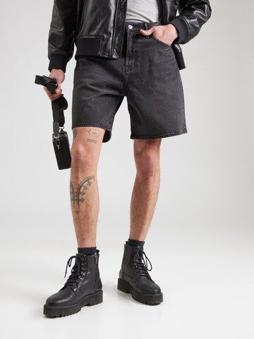 Loosefit Jeans di Abercrombie & Fitch in nero: frontale