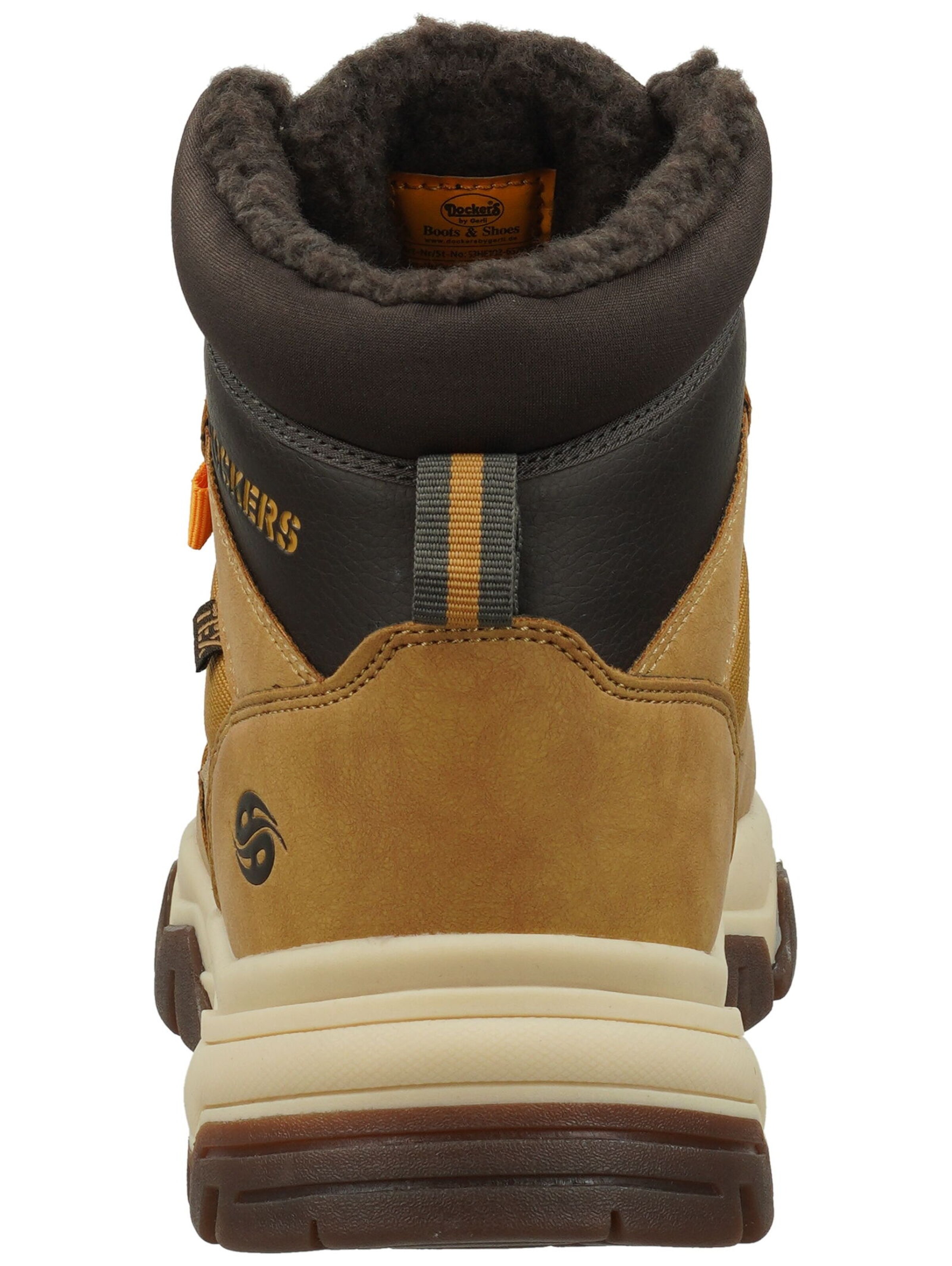 Dockers by Gerli Lace-Up Boots in Yellow