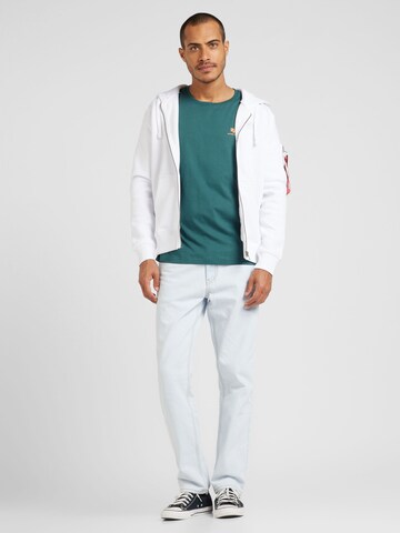 Regular fit Tricou de la ALPHA INDUSTRIES pe verde