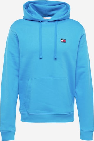 Sweat-shirt Tommy Jeans en bleu : devant