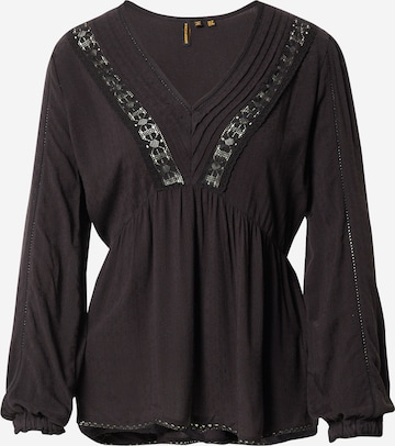 Superdry Blouse 'JENNY' in Black: front