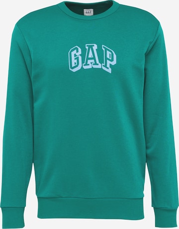 GAP Μπλούζα φούτερ σε πράσινο: μπροστά