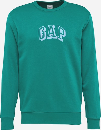 GAP Sweatshirt em azul claro / esmeralda, Vista do produto