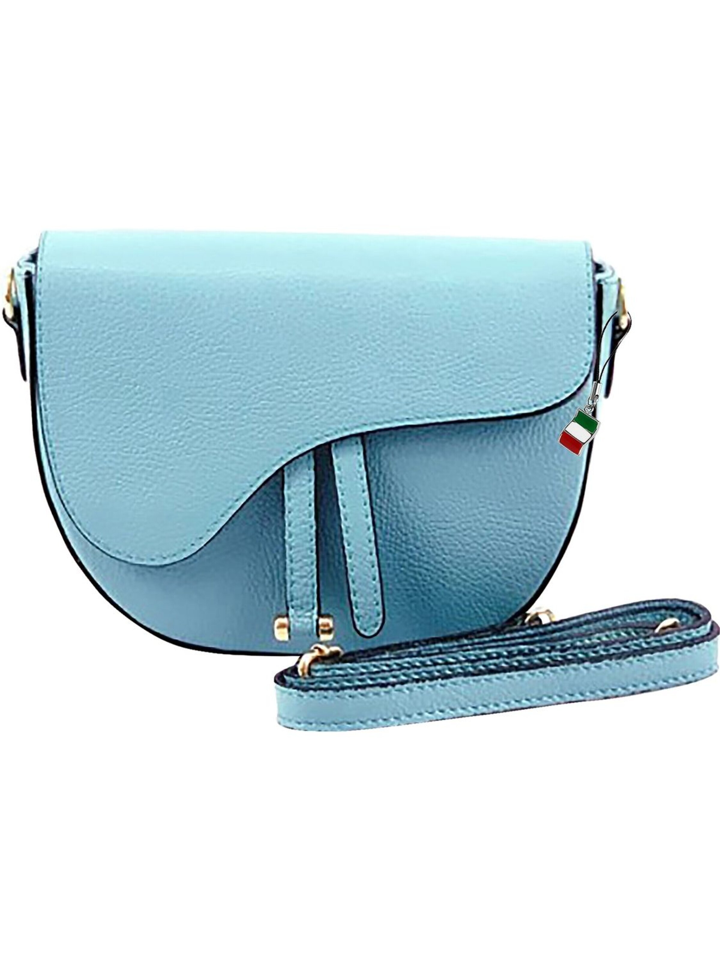 Florence Schultertasche‌ in Blau: Vorderseite