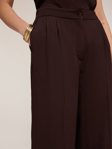 MOTIVI Wide leg Trousers in Brown