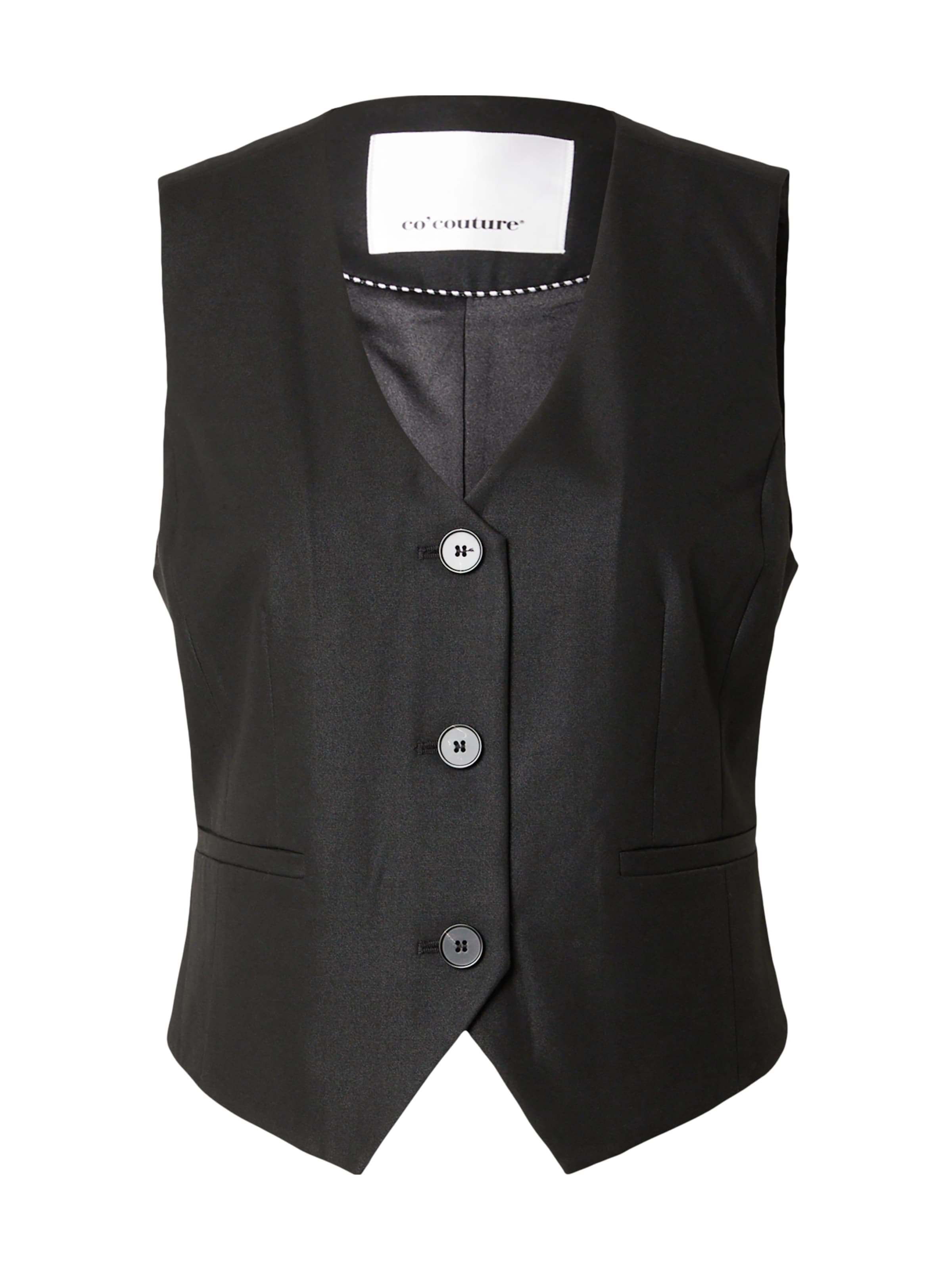 co'couture Vesta k obleku - Čierna: predná strana