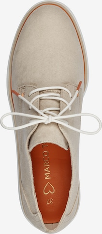 MARCO TOZZI Lace-Up Shoes in Beige