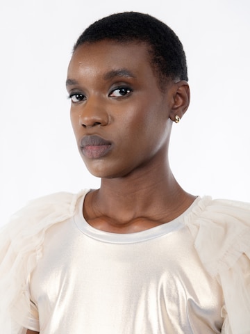 Influencer Тениска 'Glittery' в злато