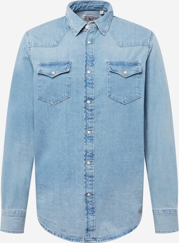 OVS Button Up Shirt in Blue: front