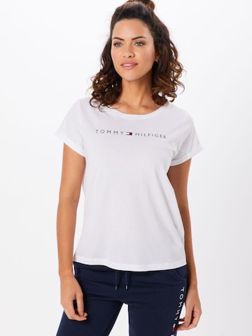 TOMMY HILFIGER - Regular Camisa em branco: frente