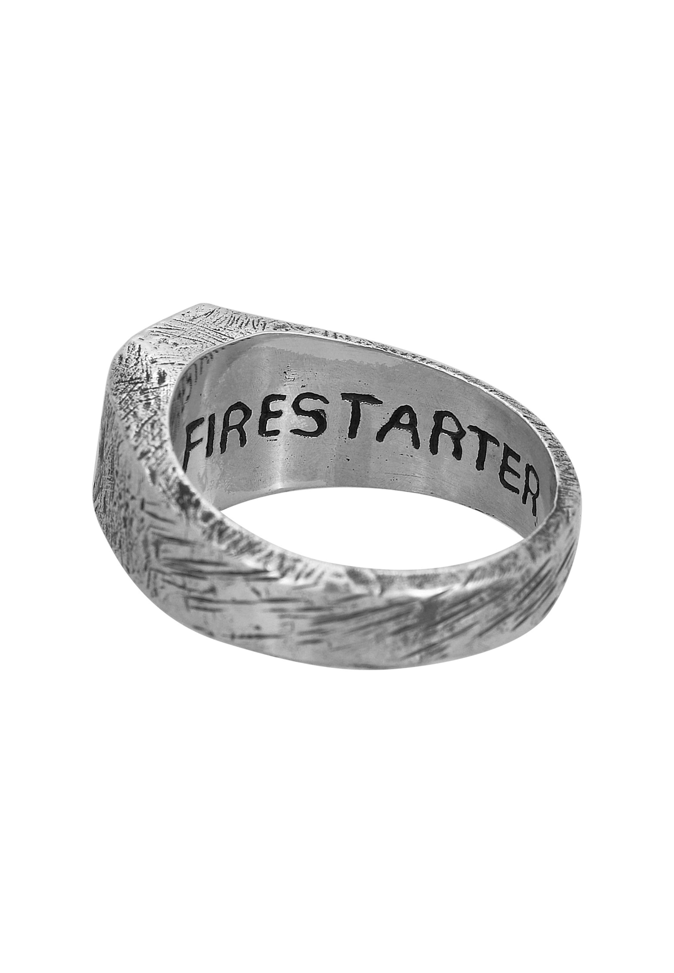 Haze&Glory Ring 'Firestarter' in Silber