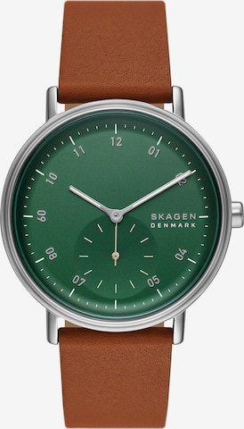 SKAGEN Uhr in Grün: predná strana