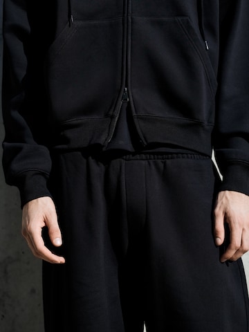 Barrel Pantalon Bershka en noir