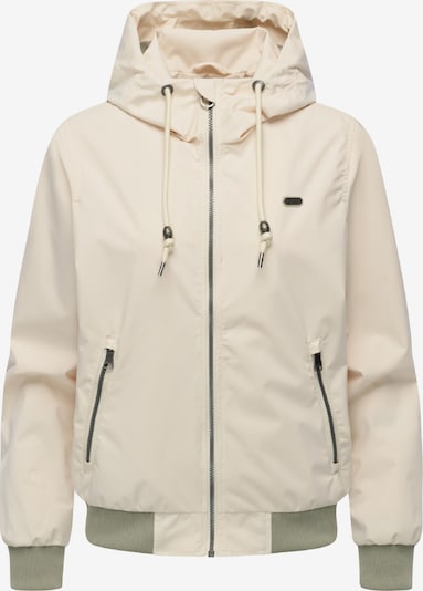 Funkcinė striukė 'Nuggeta' iš Ragwear Plus, spalva – nebalintos drobės spalva / rusvai žalia, Prekių apžvalga