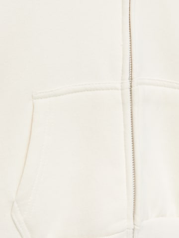 Pull&Bear Bluza rozpinana w kolorze biały