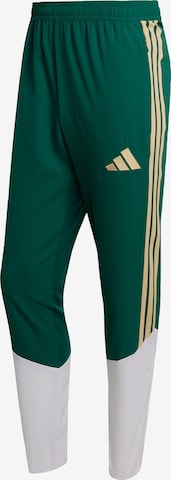 ADIDAS PERFORMANCE - Regular Calças de desporto 'Italien 26 Tiro' em verde: frente