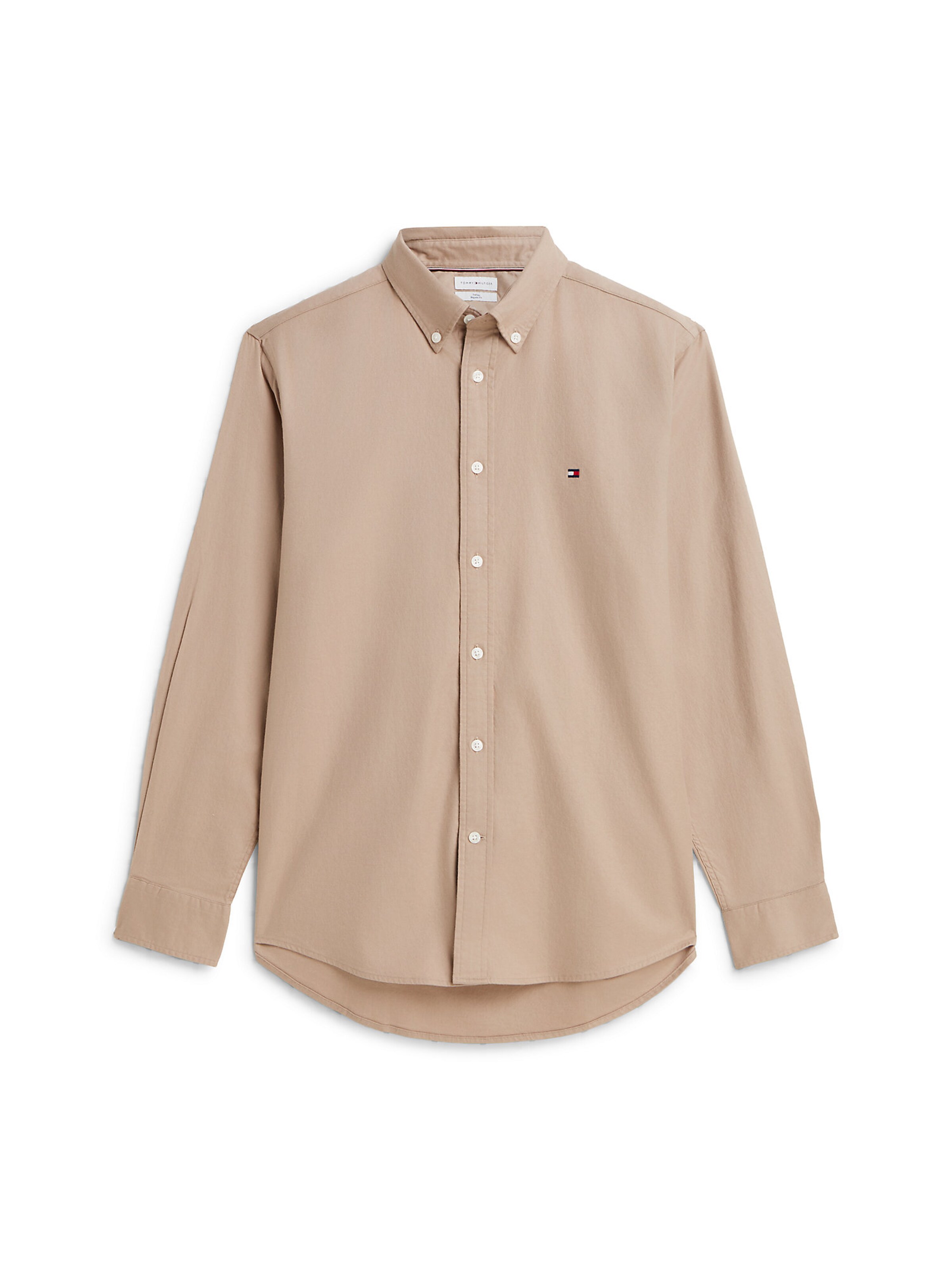 TOMMY HILFIGER Hemd in Beige: Vorderseite