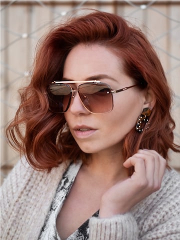 Lunettes de soleil VEYREY en marron
