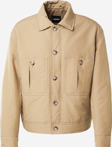 smėlio BOSS Demisezoninė striukė 'C-Coveglow': priekis