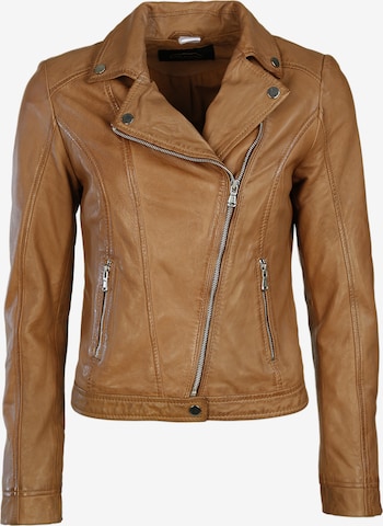JCC Lederjacke in Braun: Vorderseite