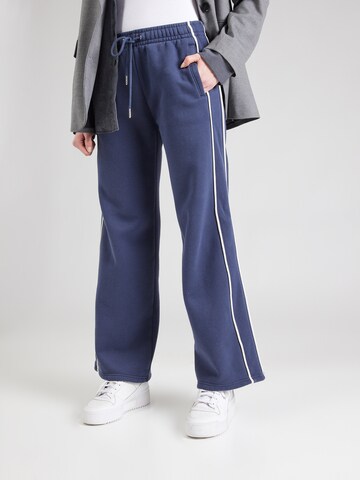 Abercrombie & Fitch Loose fit Trousers 'ESSENTIAL' in Blue: front