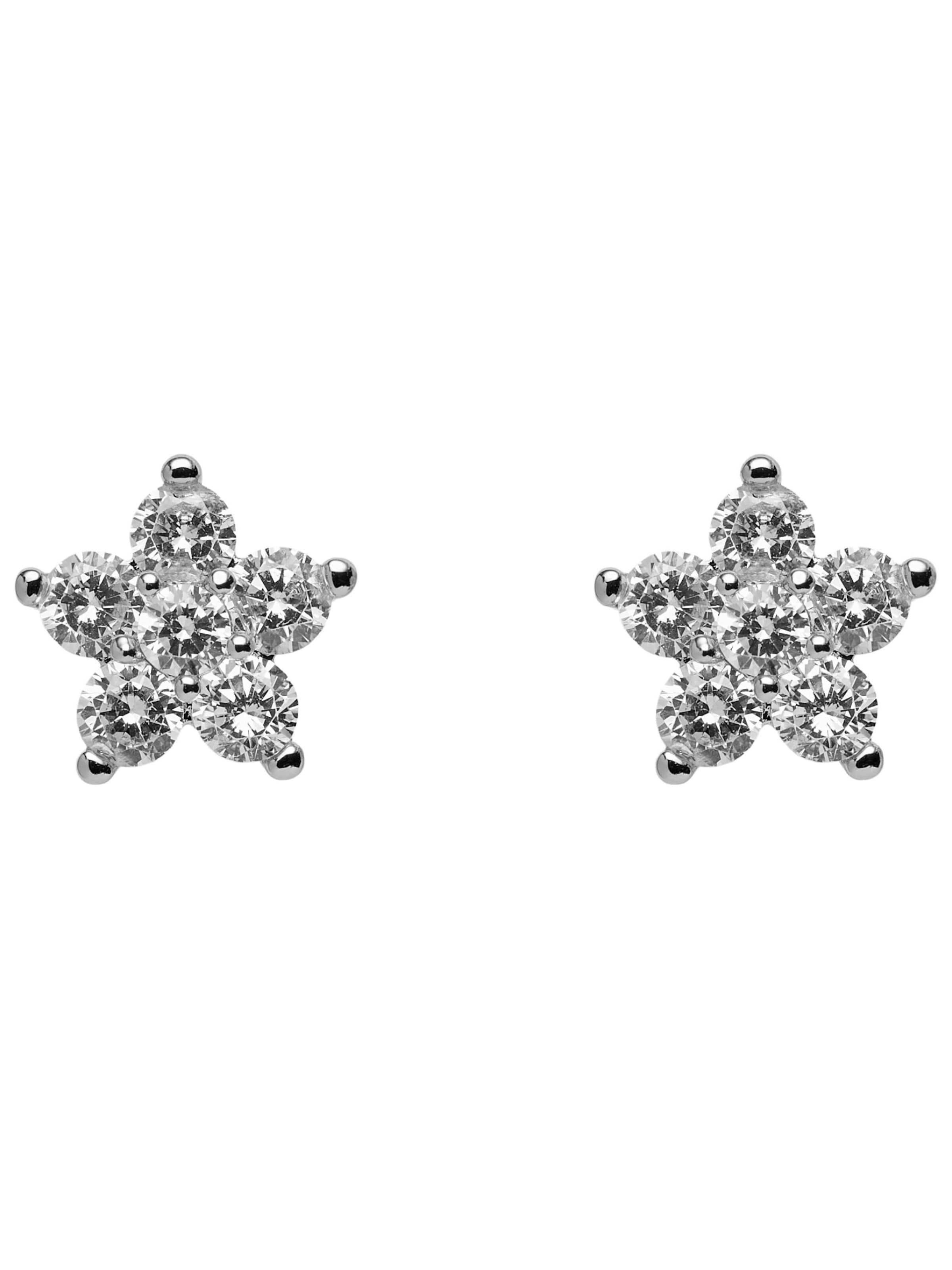 U.S. POLO ASSN. Oorbellen 'Janet' in One Size in de kleur Zilver, Productweergave