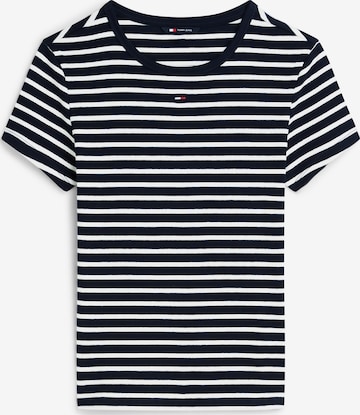 mėlyna Tommy Jeans Marškinėliai 'ESSENTIAL': priekis