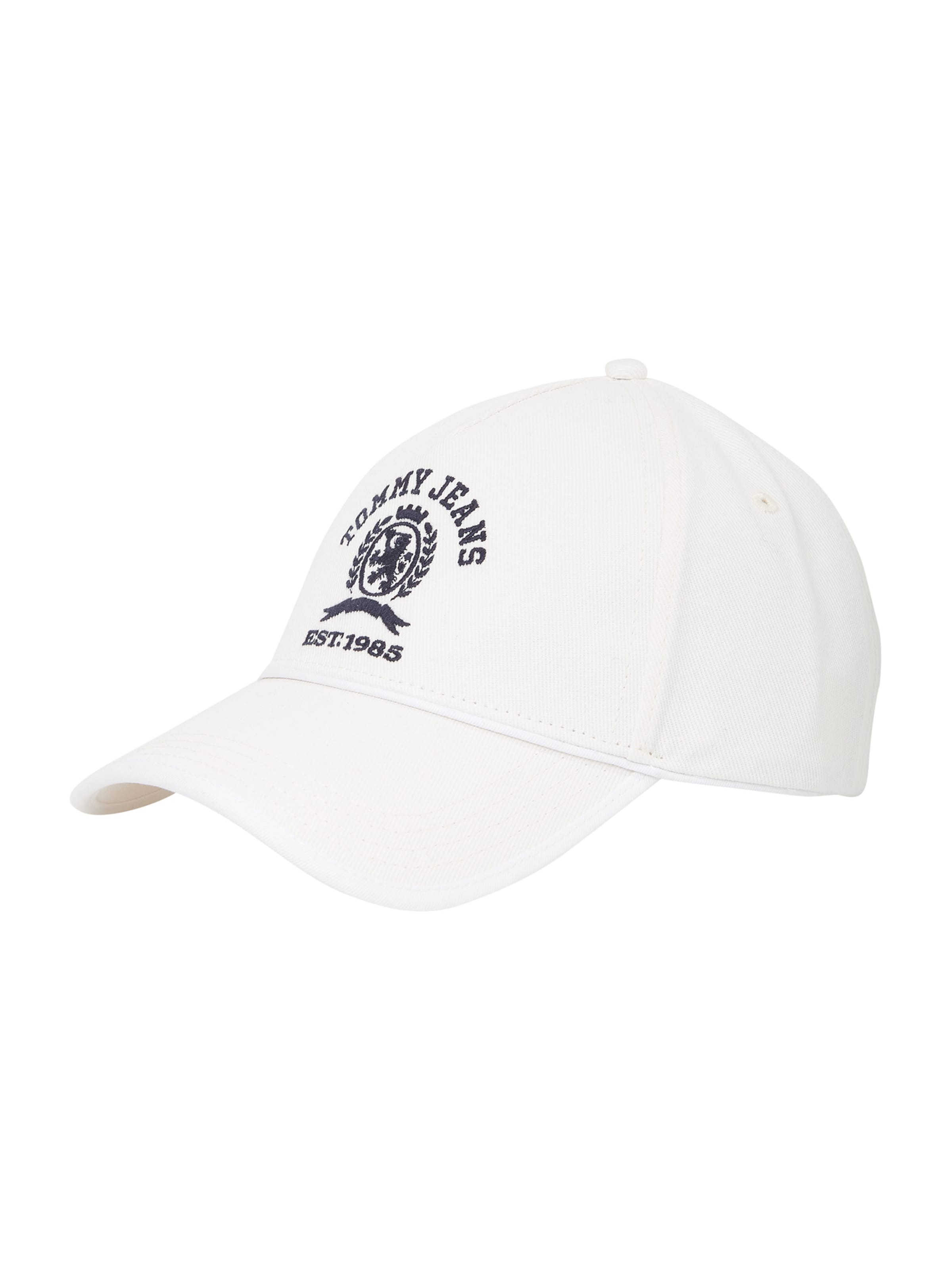 Tommy Jeans Pet 'COOL SUMMER' in Wit: voorkant